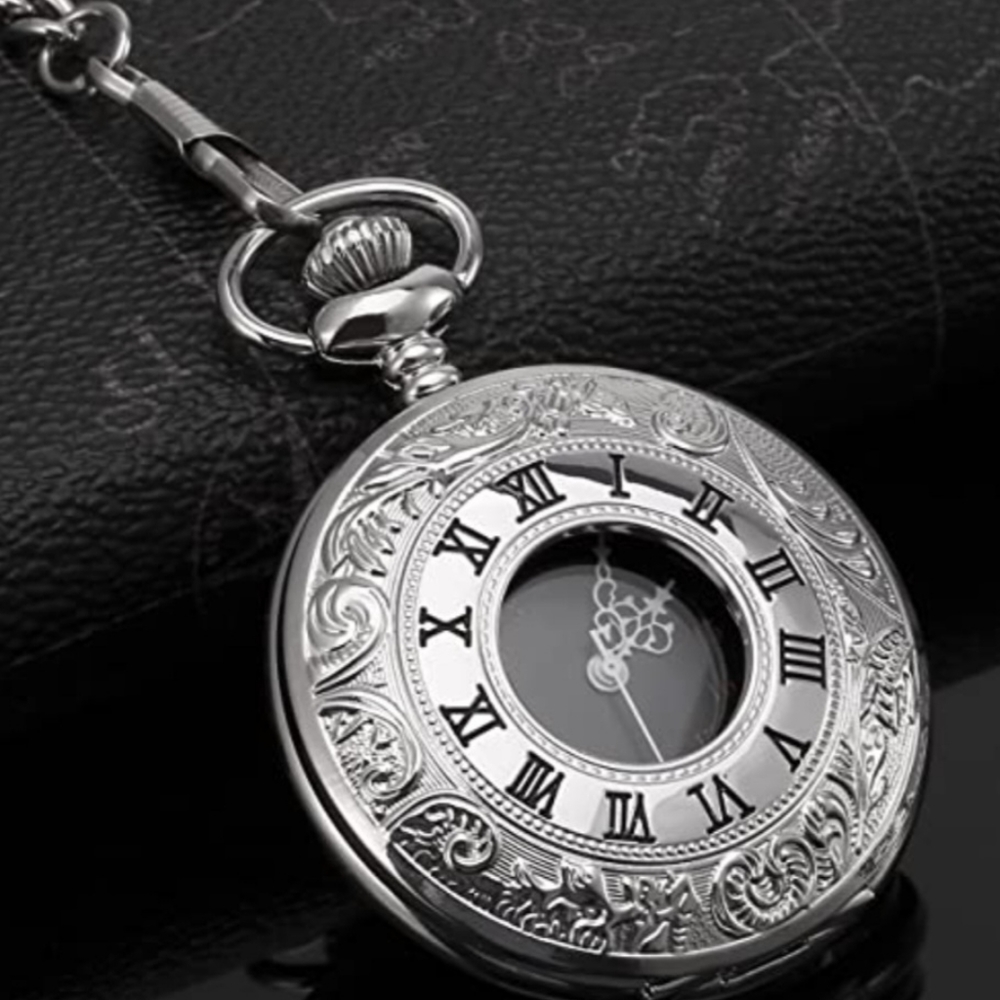 New Roman numeral pocket watch